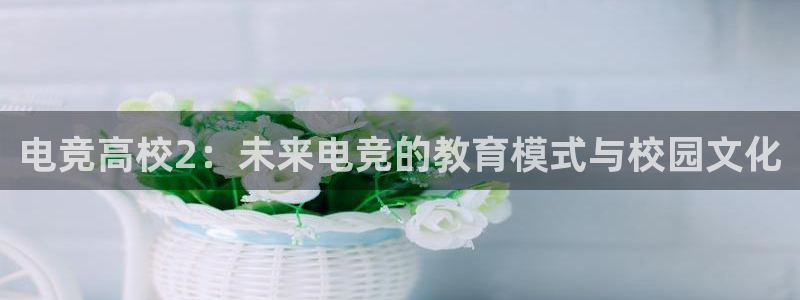 ob电竞网站：电竞高校2：未来电竞的教育模式与校园文化